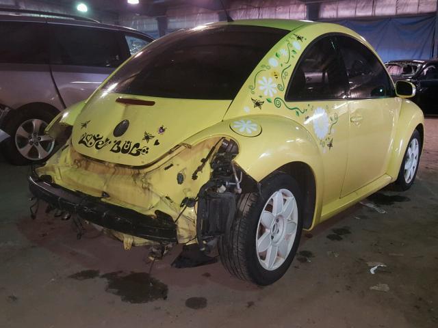 3VWPG3AG3AM000383 - 2010 VOLKSWAGEN NEW BEETLE ყვითელი ფოტო 4