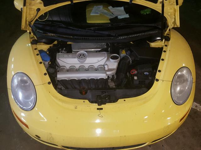 3VWPG3AG3AM000383 - 2010 VOLKSWAGEN NEW BEETLE ყვითელი ფოტო 7