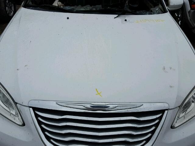 1C3CCBBG9CN189818 - 2012 CHRYSLER 200 TOURIN WHITE photo 7