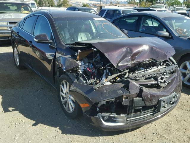 1YVHZ8CH1B5M14509 - 2011 MAZDA 6 I BURGUNDY photo 1