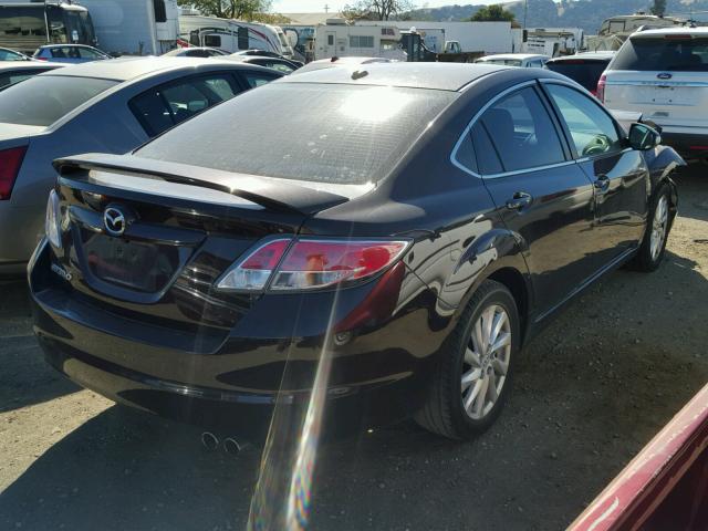 1YVHZ8CH1B5M14509 - 2011 MAZDA 6 I BURGUNDY photo 4