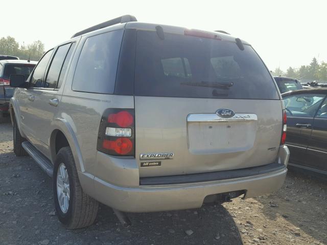 1FMEU73EX7UB77812 - 2007 FORD EXPLORER X TAN photo 3