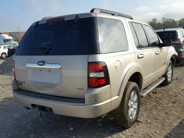 1FMEU73EX7UB77812 - 2007 FORD EXPLORER X TAN photo 4