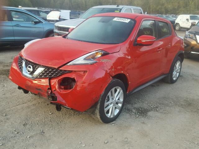 JN8AF5MV8GT652576 - 2016 NISSAN JUKE S RED photo 2