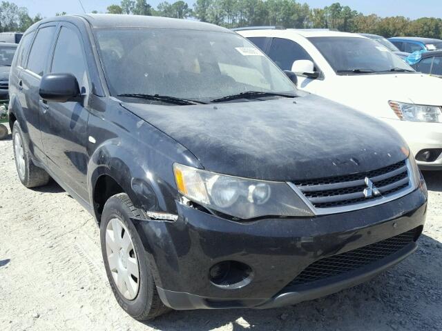 JA4LS21W28Z005367 - 2008 MITSUBISHI OUTLANDER BLACK photo 1