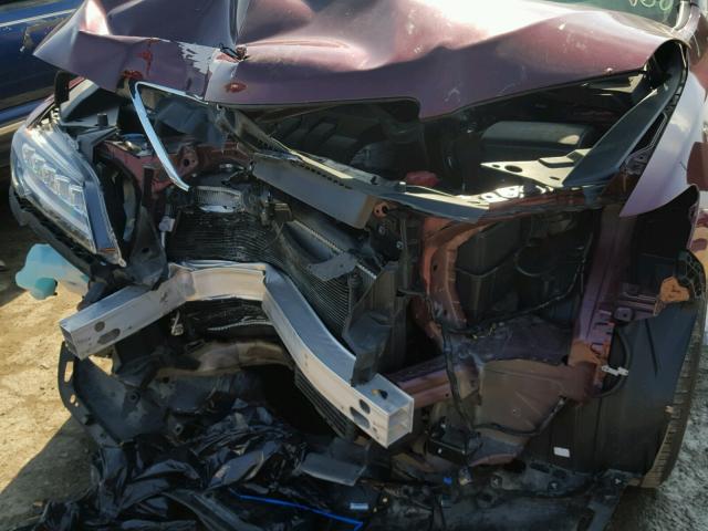 5J8TB3H35GL013487 - 2016 ACURA RDX MAROON photo 9