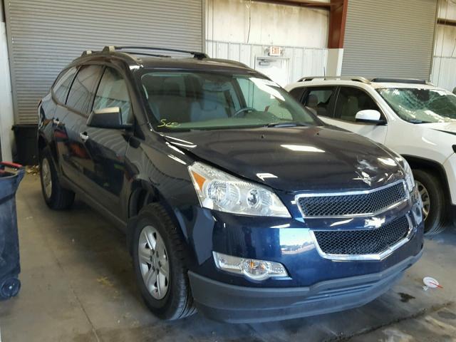 1GNKRFED3CJ151384 - 2012 CHEVROLET TRAVERSE BLUE photo 1