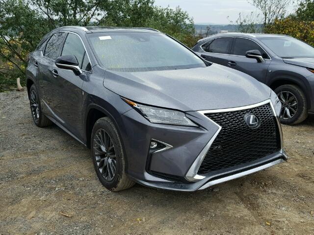 2T2ZZMCA8HC069962 - 2017 LEXUS RX 350 GRAY photo 1