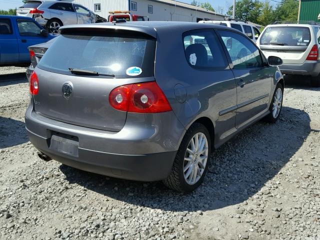 WVWEV71K46W131602 - 2006 VOLKSWAGEN NEW GTI GRAY photo 4