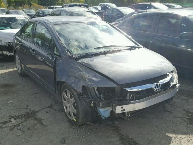 2HGFA1F5XBH305764 - 2011 HONDA CIVIC LX GRAY photo 1