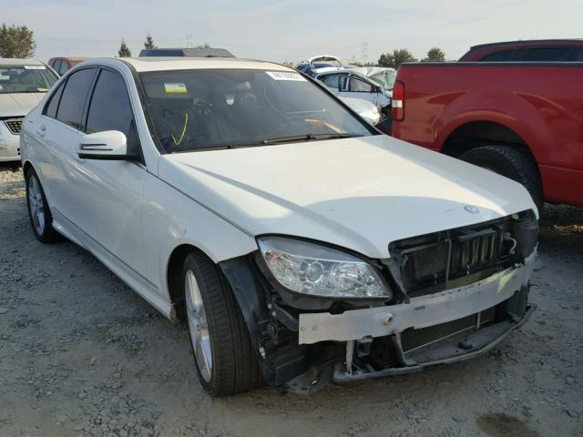 WDDGF5EB7AR094045 - 2010 MERCEDES-BENZ C 300 WHITE photo 1