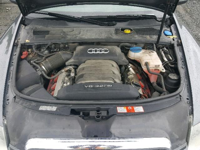 WAUEH74F67N123947 - 2007 AUDI A6 S-LINE SILVER photo 7