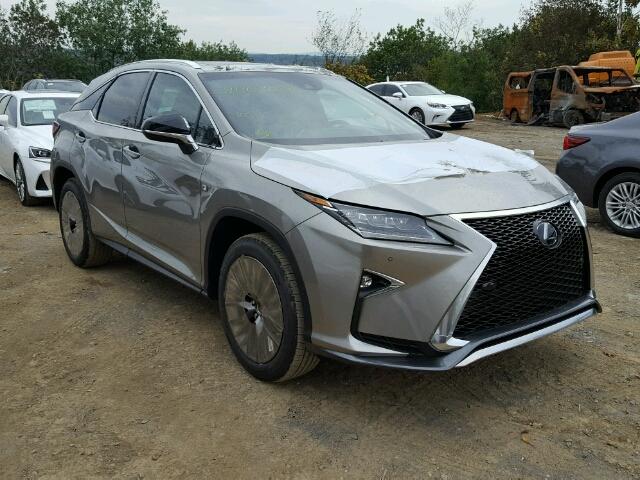 2T2ZZMCAXHC077240 - 2017 LEXUS RX 350 SILVER photo 1