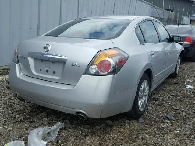 1N4AL2AP9CC210219 - 2012 NISSAN ALTIMA SILVER photo 4