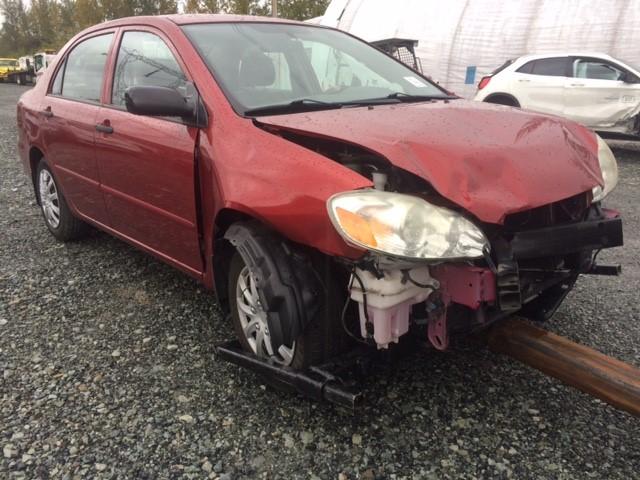 2T1BR32E46C575080 - 2006 TOYOTA COROLLA CE RED photo 1