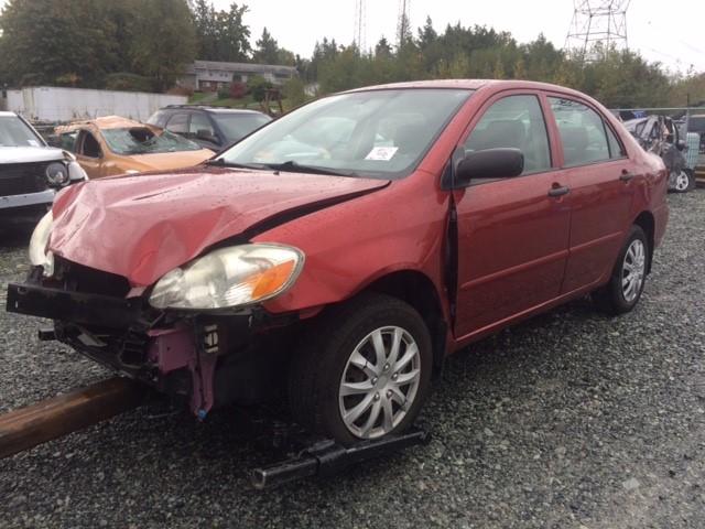 2T1BR32E46C575080 - 2006 TOYOTA COROLLA CE RED photo 2