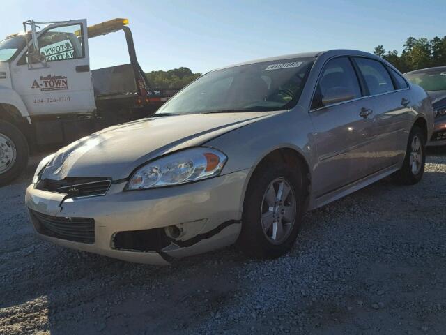 2G1WG5EK1B1143066 - 2011 CHEVROLET IMPALA LT TAN photo 2