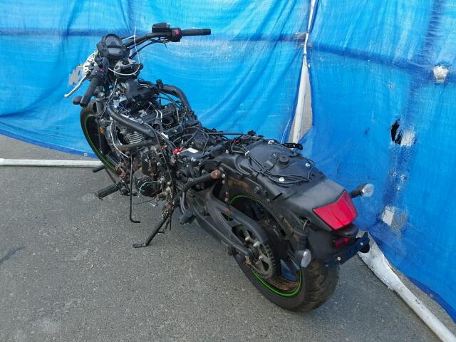 JKAENEB10FDA03019 - 2015 KAWASAKI EN650 B BLACK photo 3