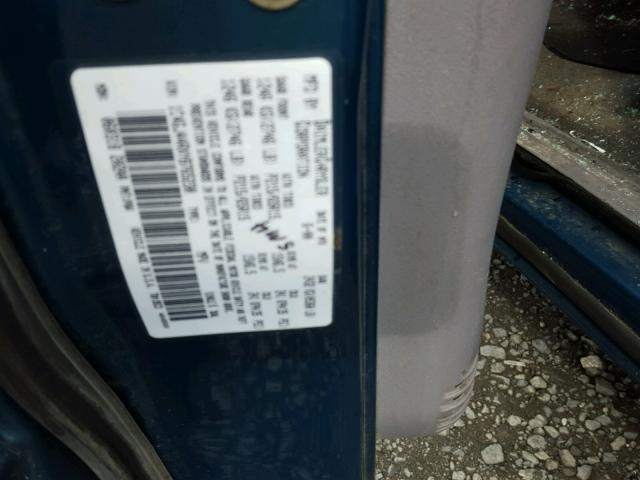 1C4GJ44RXYB765230 - 2000 CHRYSLER GRAND VOYA Կապույտ լուսանկար 10