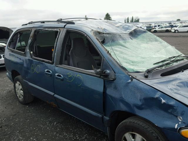 1C4GJ44RXYB765230 - 2000 CHRYSLER GRAND VOYA Կապույտ լուսանկար 9