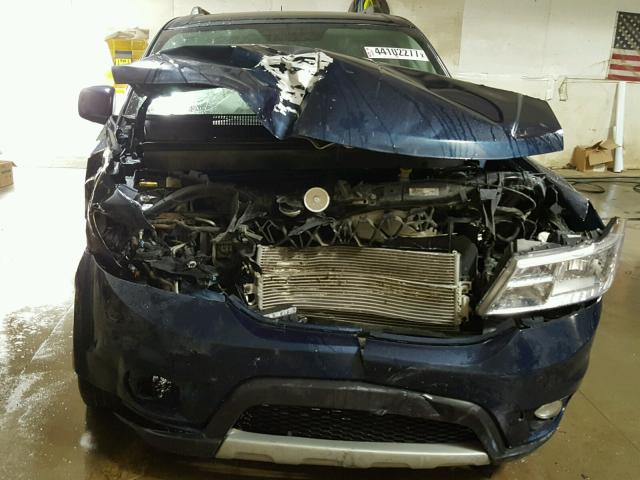 3C4PDCBB4ET117741 - 2014 DODGE JOURNEY SX BLUE photo 9