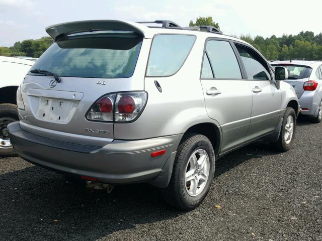 JTJHF10U610203080 - 2001 LEXUS RX 300 SILVER photo 4