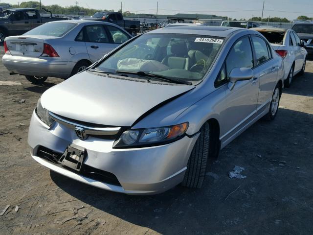 2HGFA16938H523024 - 2008 HONDA CIVIC EXL ვერცხლისფერი ფოტო 2