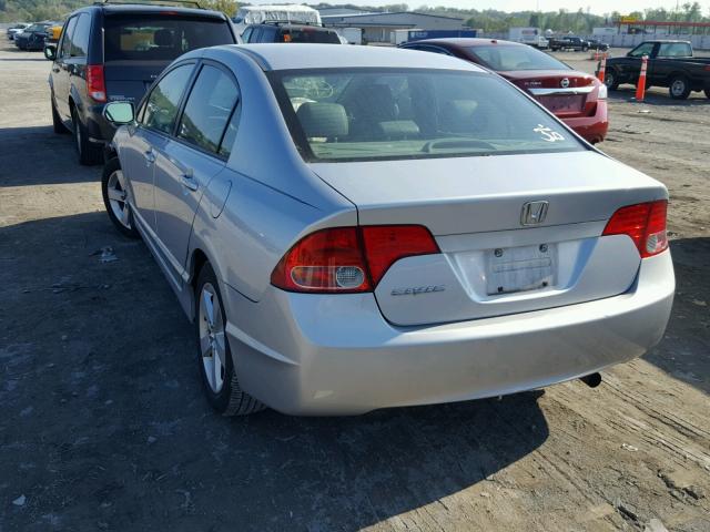 2HGFA16938H523024 - 2008 HONDA CIVIC EXL SILVER photo 3