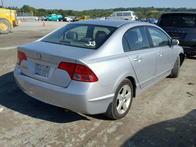 2HGFA16938H523024 - 2008 HONDA CIVIC EXL ვერცხლისფერი ფოტო 4