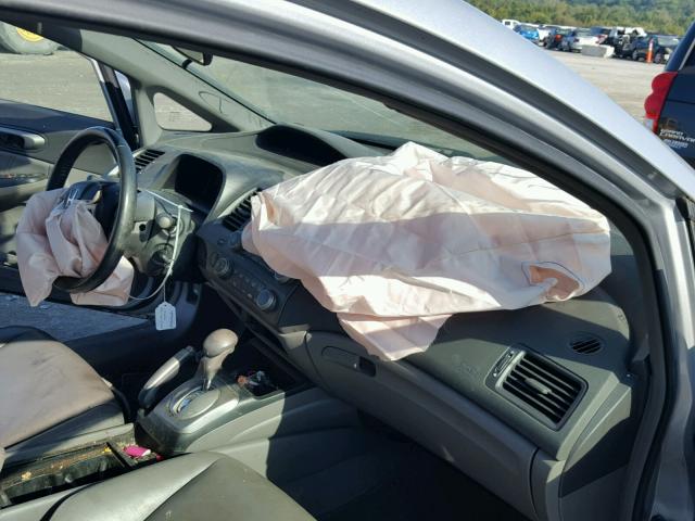 2HGFA16938H523024 - 2008 HONDA CIVIC EXL ვერცხლისფერი ფოტო 5