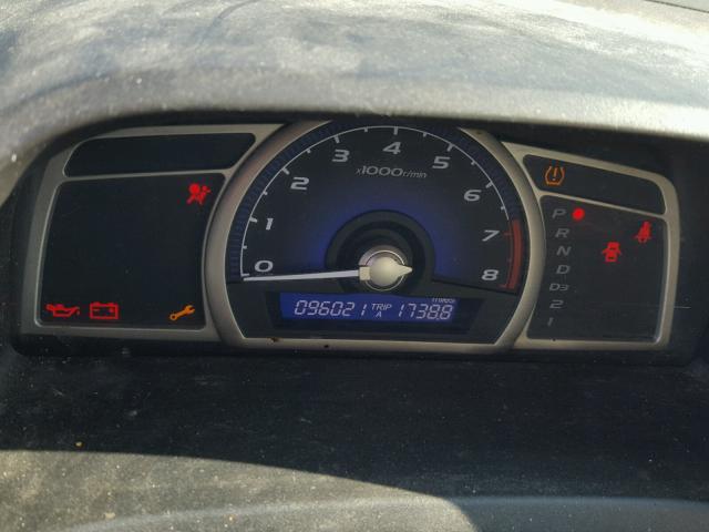 2HGFA16938H523024 - 2008 HONDA CIVIC EXL ვერცხლისფერი ფოტო 8