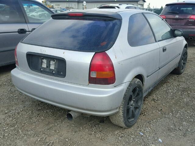 2HGEJ6322TH003289 - 1996 HONDA CIVIC CX GRAY photo 4