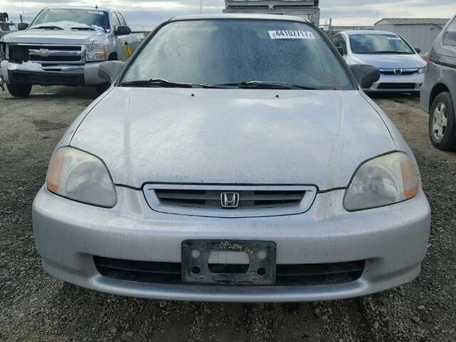 2HGEJ6322TH003289 - 1996 HONDA CIVIC CX GRAY photo 9