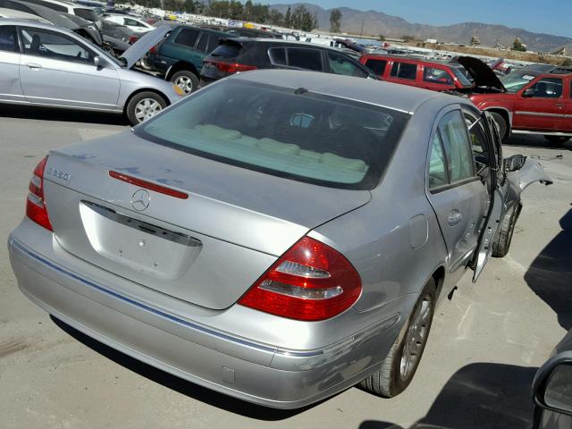 WDBUF56J56A815048 - 2006 MERCEDES-BENZ E GRAY photo 4