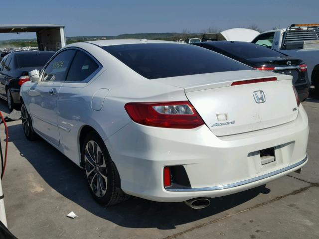 1HGCT2B84DA006940 - 2013 HONDA ACCORD EXL WHITE photo 3