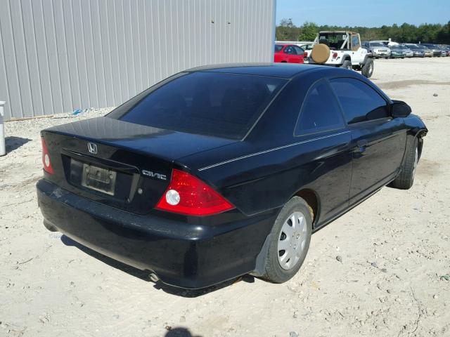 1HGEM22115L047427 - 2005 HONDA CIVIC DX V BLACK photo 4