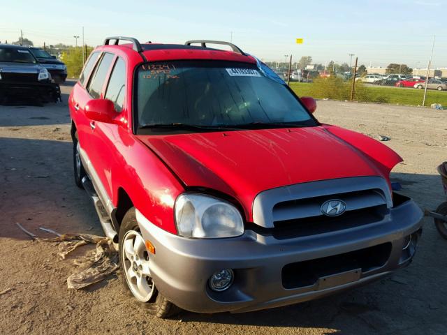 KM8SC73E95U858501 - 2005 HYUNDAI SANTA FE RED photo 1