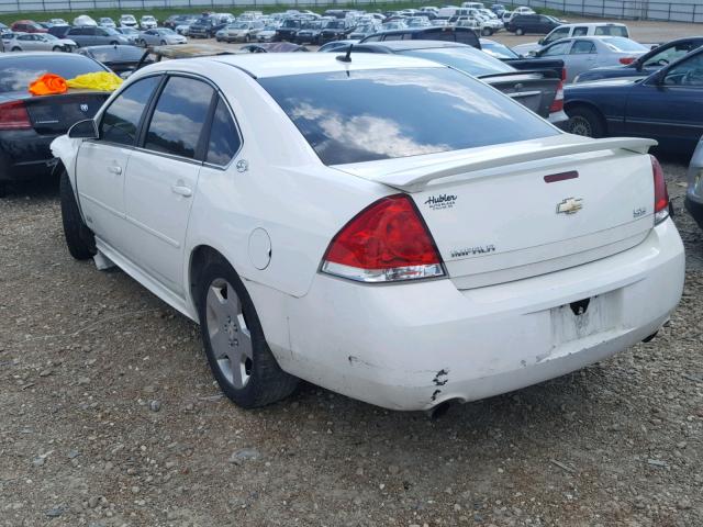 2G1WD57C391258793 - 2009 CHEVROLET IMPALA SS WHITE photo 3