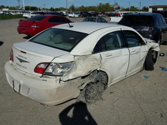 1C3LC46D29N565635 - 2009 CHRYSLER SEBRING LX WHITE photo 4