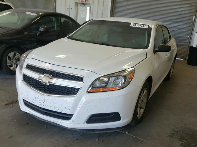 1G11B5SA0DF355506 - 2013 CHEVROLET MALIBU LS WHITE photo 2
