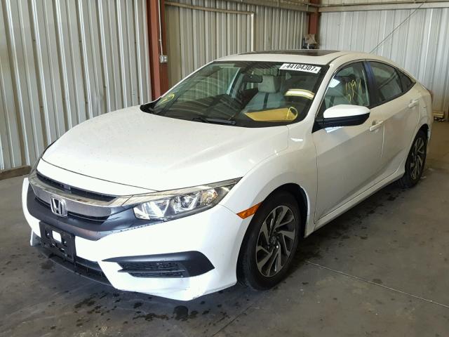 2HGFC2F76HH534601 - 2017 HONDA CIVIC EX WHITE photo 2