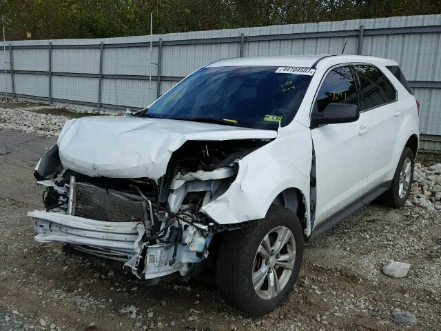 2GNALBEK2D1142210 - 2013 CHEVROLET EQUINOX LS WHITE photo 2