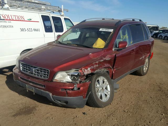 YV4CZ852671332506 - 2007 VOLVO XC90 V8 MAROON photo 2