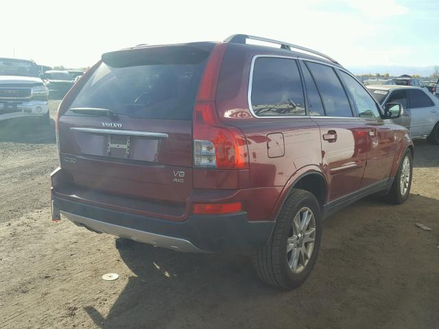 YV4CZ852671332506 - 2007 VOLVO XC90 V8 MAROON photo 4