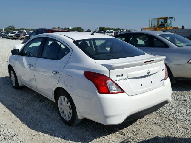 3N1CN7AP0GL860838 - 2016 NISSAN VERSA S WHITE photo 3