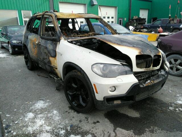 5UXFE83589L171350 - 2009 BMW X5 XDRIVE4 WHITE photo 1