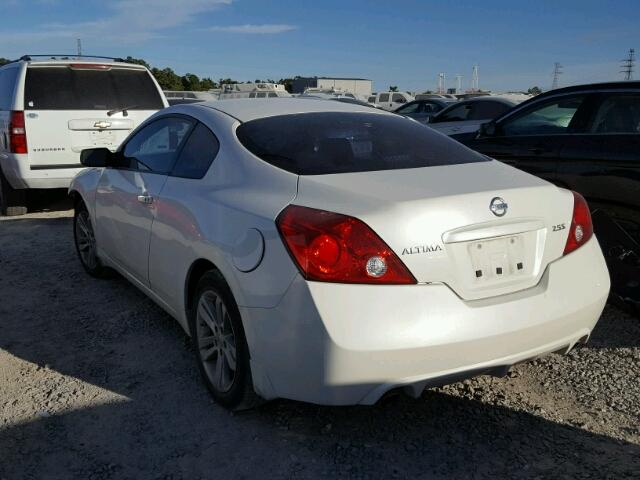 1N4AL2EP3CC263007 - 2012 NISSAN ALTIMA S WHITE photo 3