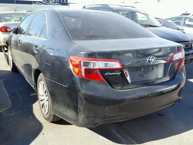 4T4BF1FK7CR248850 - 2012 TOYOTA CAMRY BASE BLACK photo 3