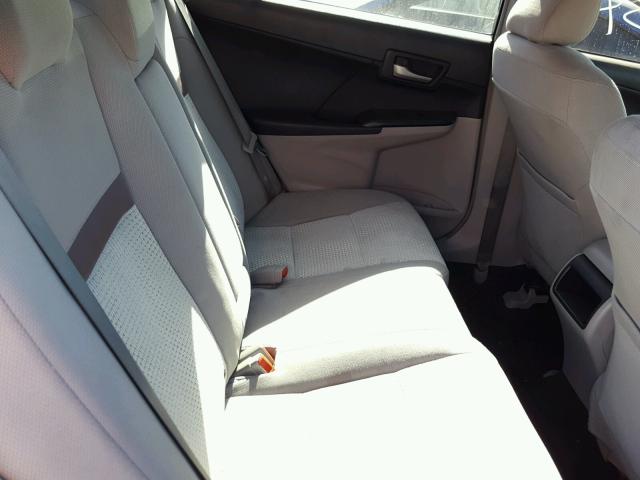 4T4BF1FK7CR248850 - 2012 TOYOTA CAMRY BASE BLACK photo 6