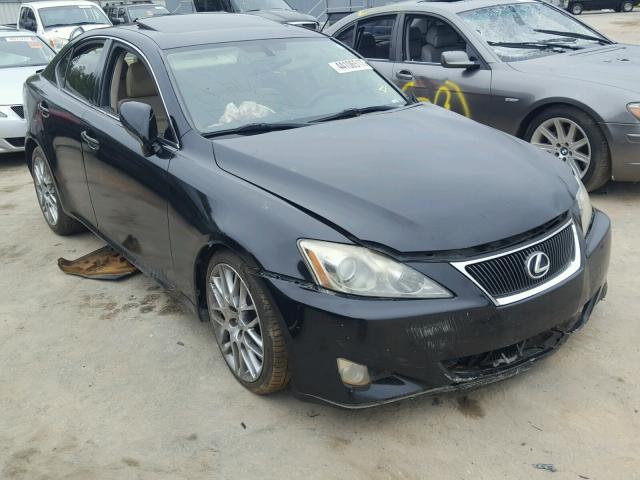 JTHBK262065006382 - 2006 LEXUS IS BLACK photo 1